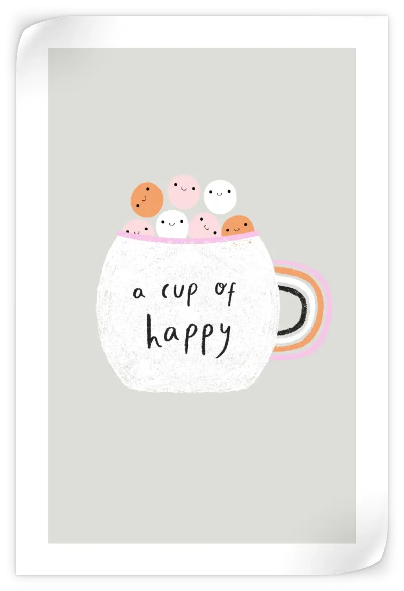 A Cup Of Happy Wall Art