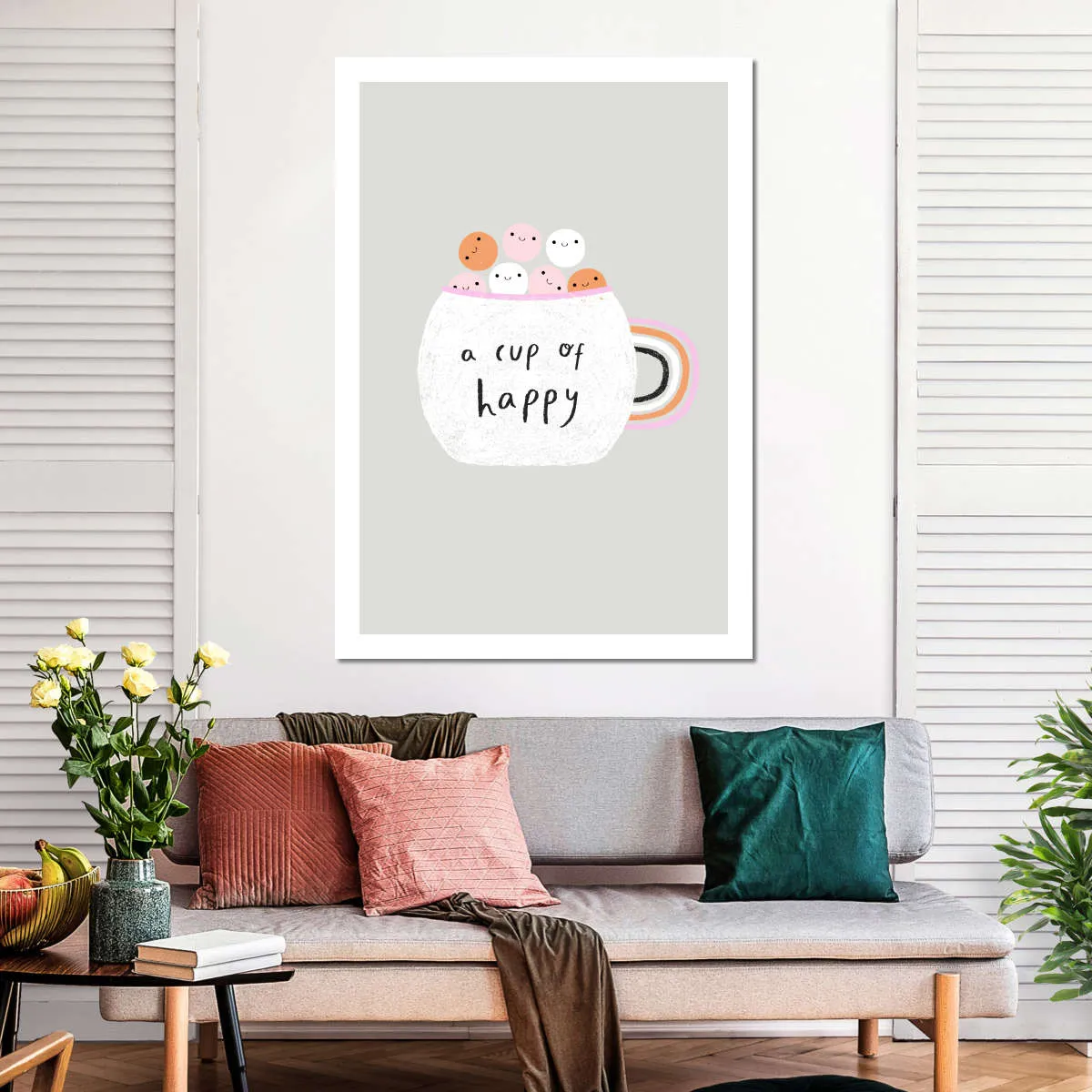 A Cup Of Happy Wall Art