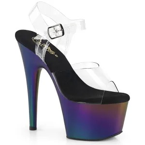 ADORE-708MCH Chrome Ombre Platform Stripper Shoes