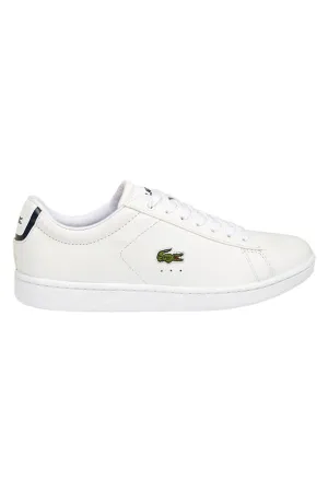 Carnaby Evo BL 1 White with Black Trim Leather Sneaker