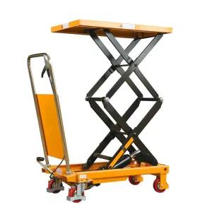 Double Scissor Lift Table, 330-1760 lbs, 43"-59" Lifting Height