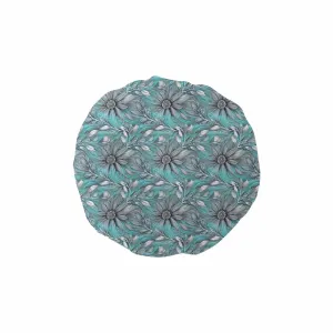 Green Elegant Floral 25  Shower Cap