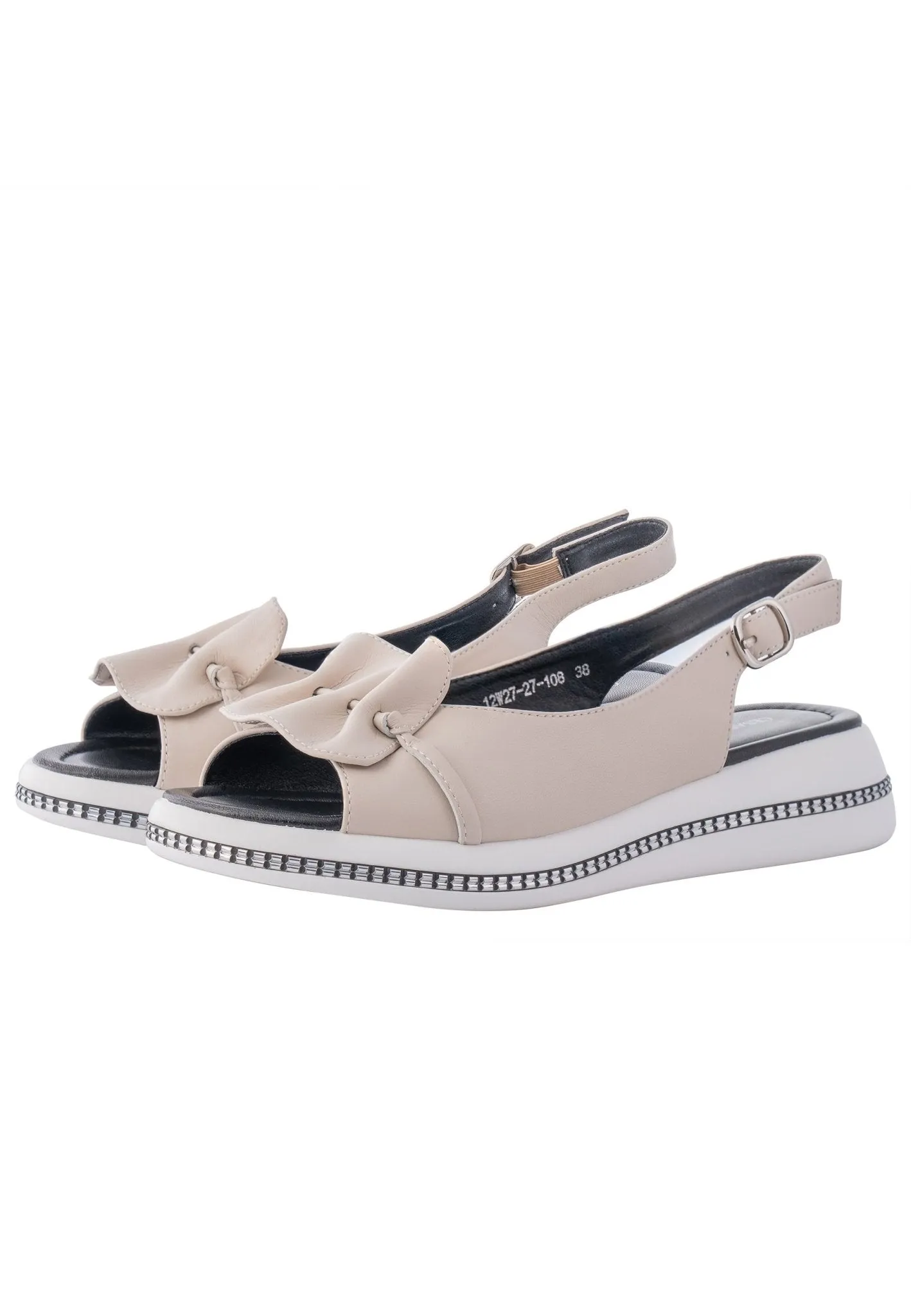 Leather Platform Sole Sandals