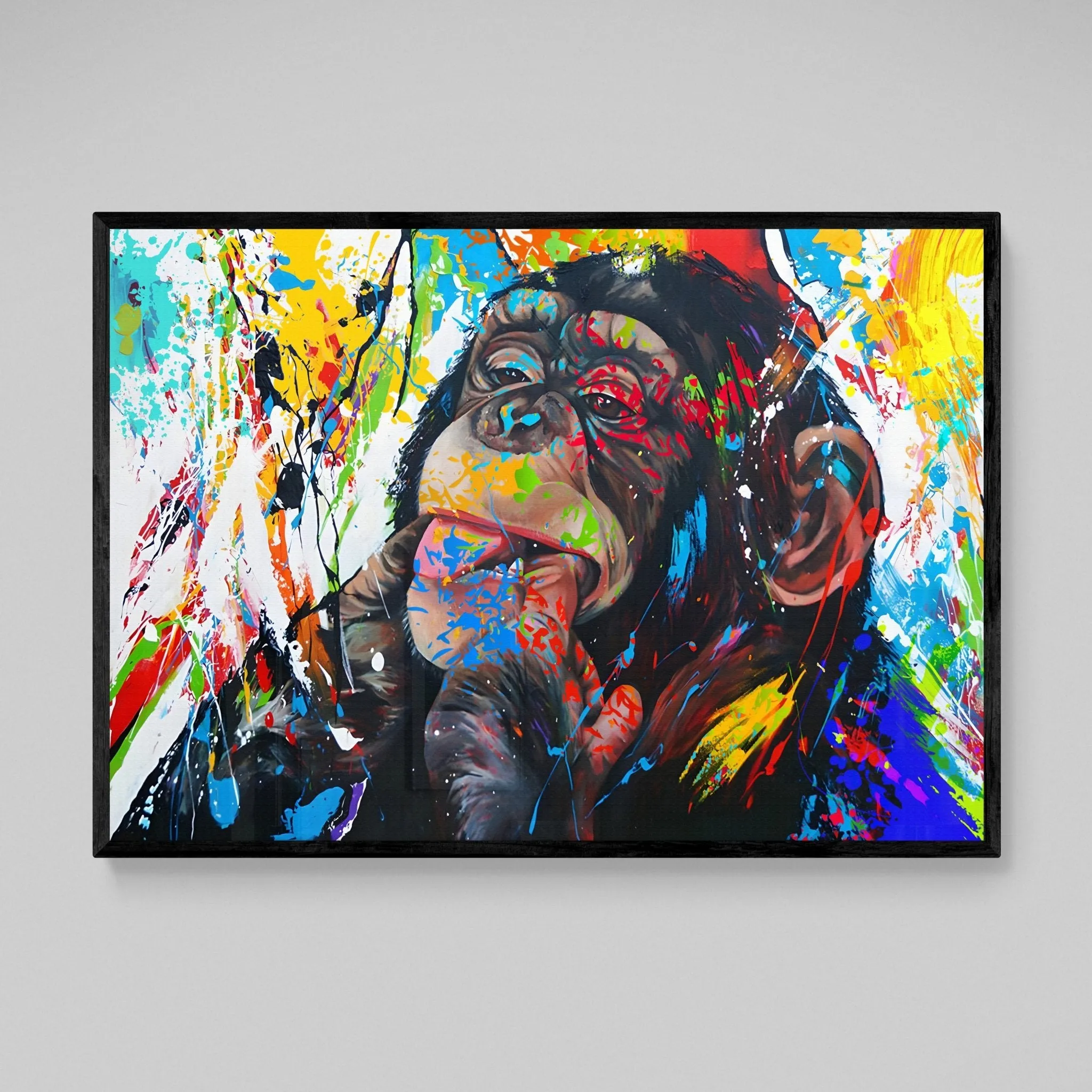 Monkey Pop Art Canvas