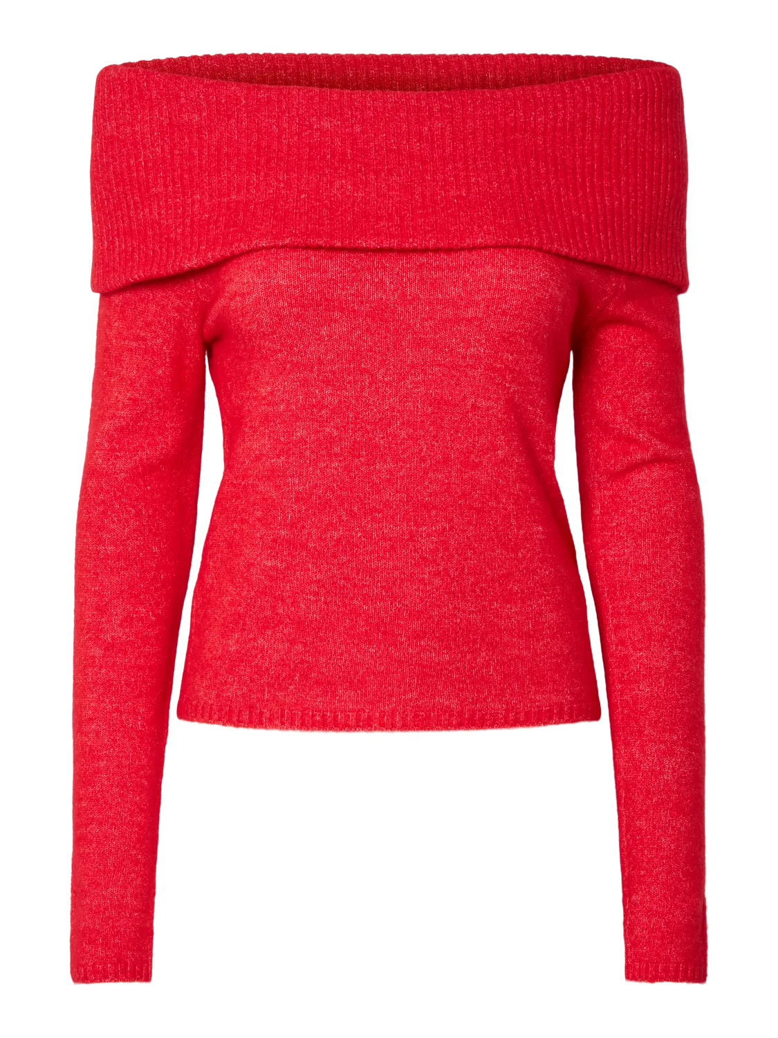 PCRIKO Knit Top - High Risk Red