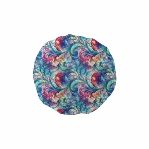 Rainbow Paisley  Shower Cap