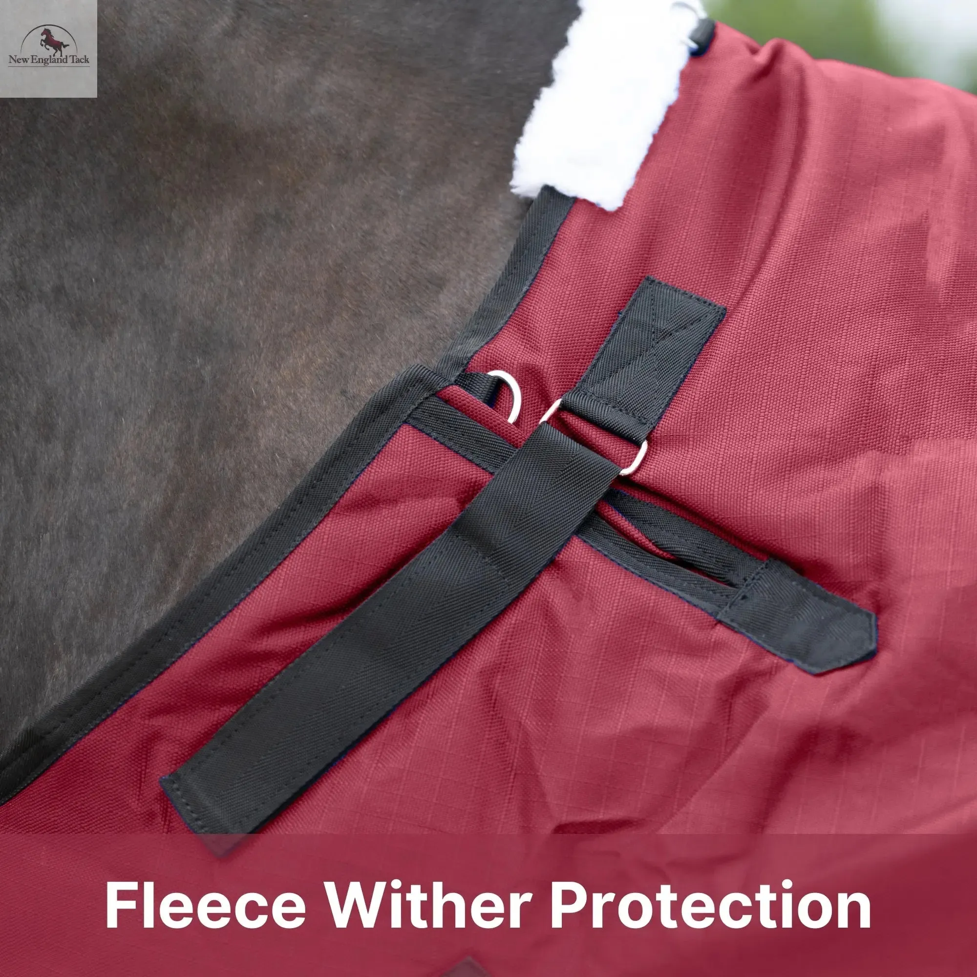 Resistance Premium 1680 Denier Waterproof Horse Turnout Blanket - 300 Grams Fill