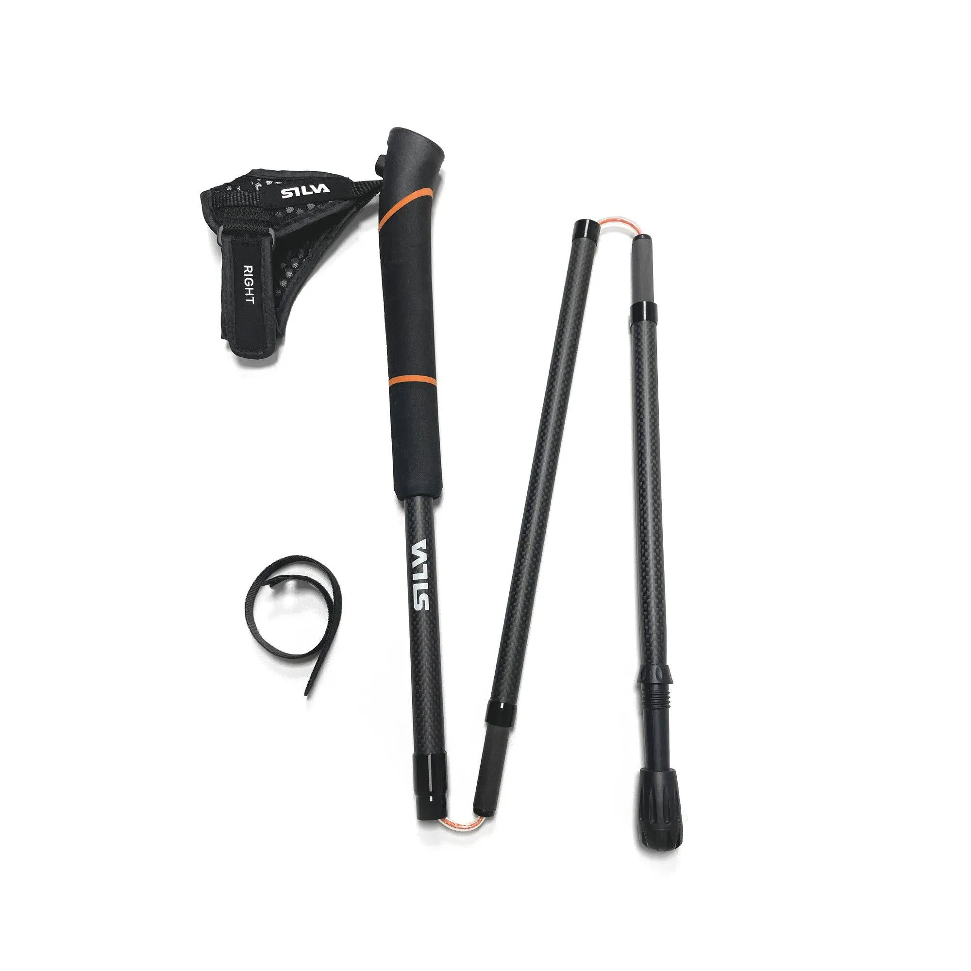 Running poles carbon 110 cm