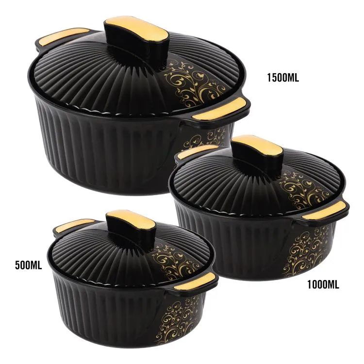 Sonet Insulated Casserole, Set of 3