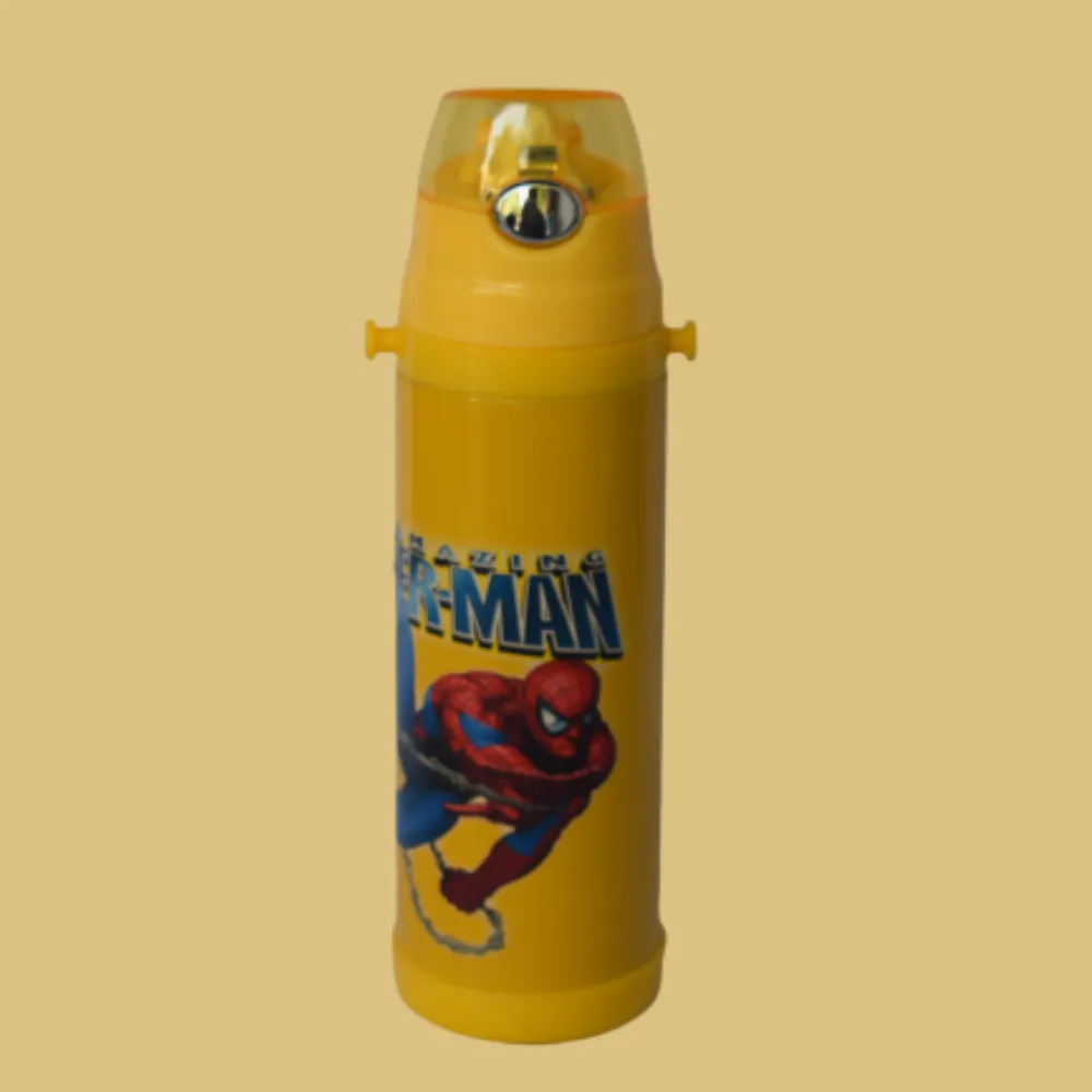 Yellow Spiderman Bottle